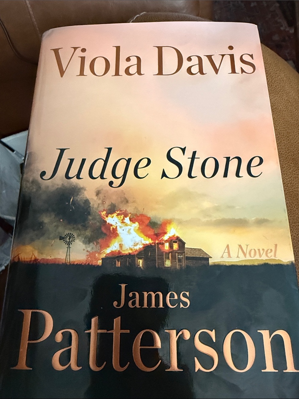 Viola Davis Judge Stone by - Paperback Book (Black, Orange)